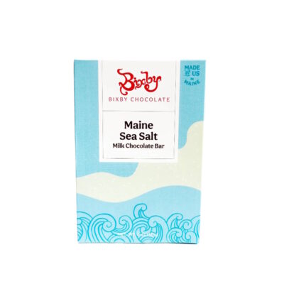 Bixby Chocolate 40% Milk Chocolate Bar with Maine Sea Salt