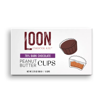 Loon Chocolate 70% Dark Chocolate Peanut Butter Cups