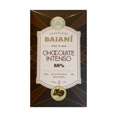 Baiani Chocolates Brazil 88% Dark Chocolate Bar