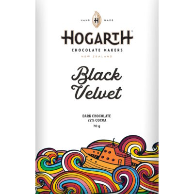 Hogarth Ecuador Black Velvet 72% Dark Chocolate Bar