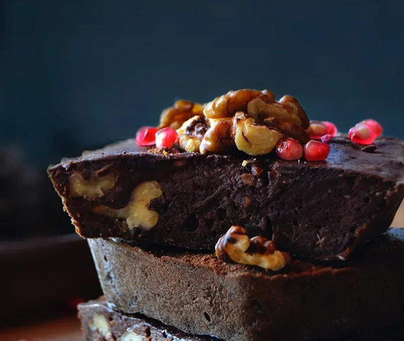 Ritual Raspberry Pistachio Brownies