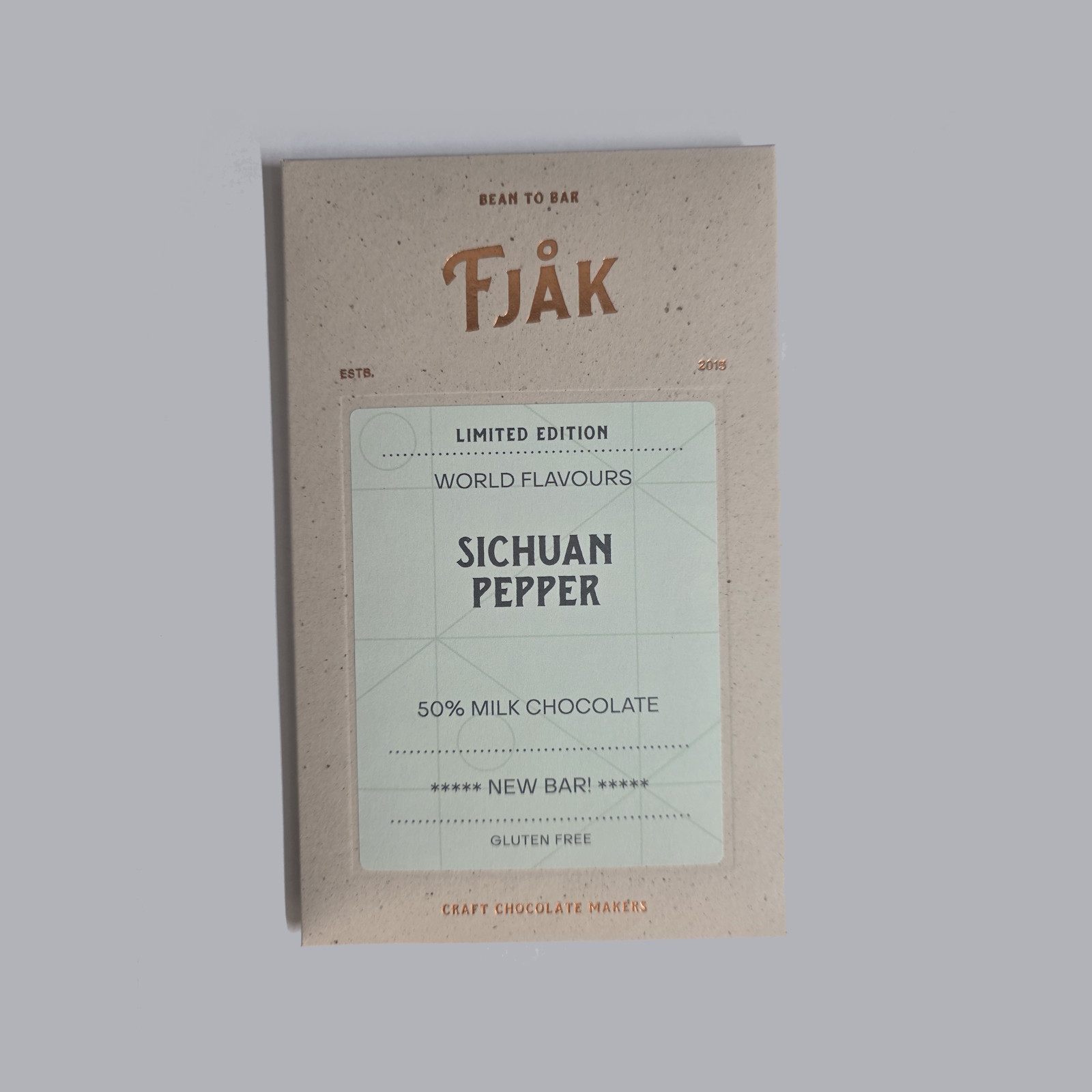 Fjak Thailand 50% Milk Chocolate Bar with Sichuan Pepper