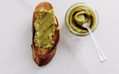 Guittard White Chocolate Pistachio Spread