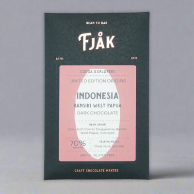 Fjak Ransiki West Papua Indonesia 70% Dark Chocolate Bar