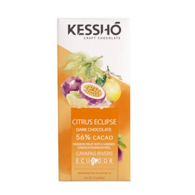 KESSHO Citrus Eclipse 56% Dark Chocolate Bar