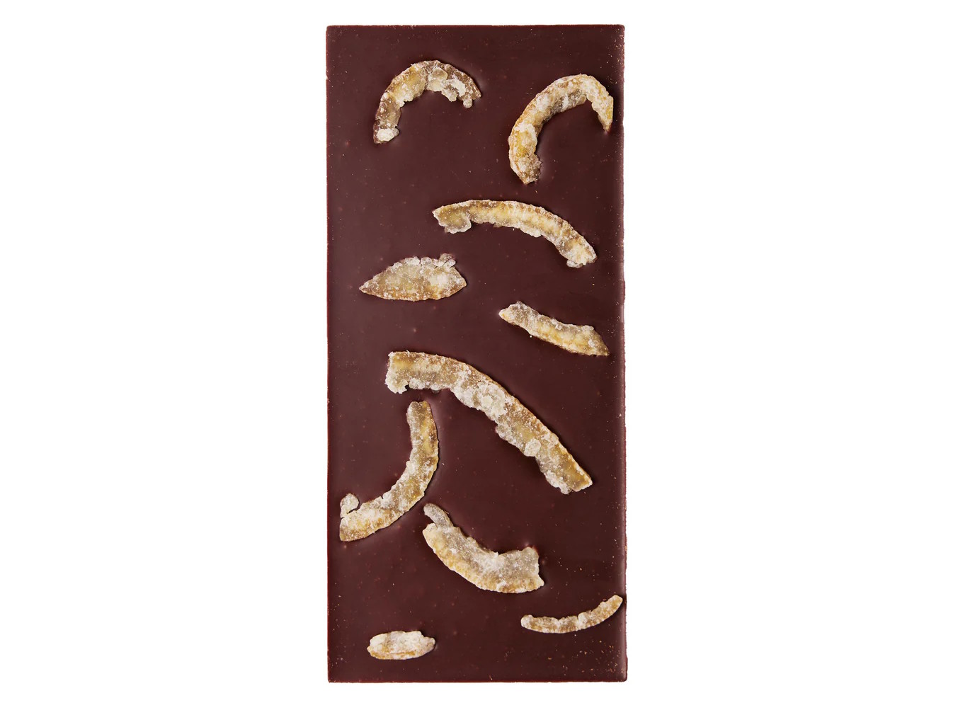 KESSHO Citrus Eclipse 56% Dark Chocolate Bar Open