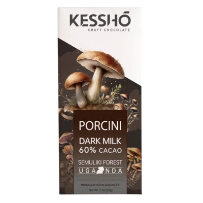 KESSHO Porcini 60% Dark Milk Chocolate Bar