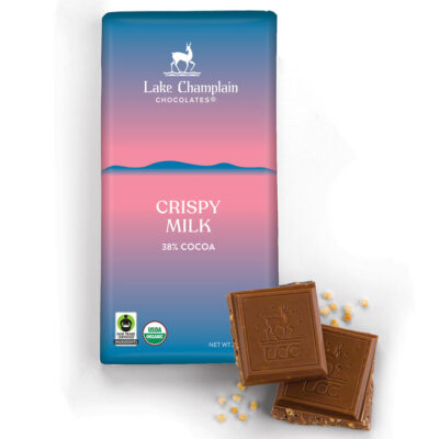Lake Champlain Chocolates Crispy 38% Milk Chocolate Bar