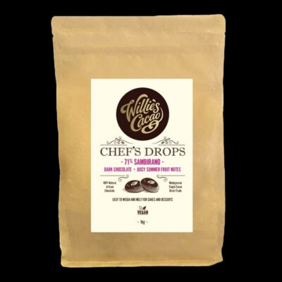 Willie's Cacao Sambirano Madagascar 71% Dark Couverture Chef's Drops