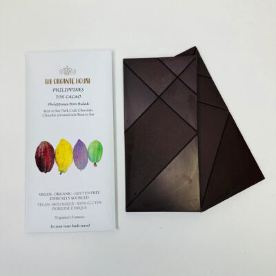 The Organic House Bon Bulak Philippines 70% Dark Chocolate Bar