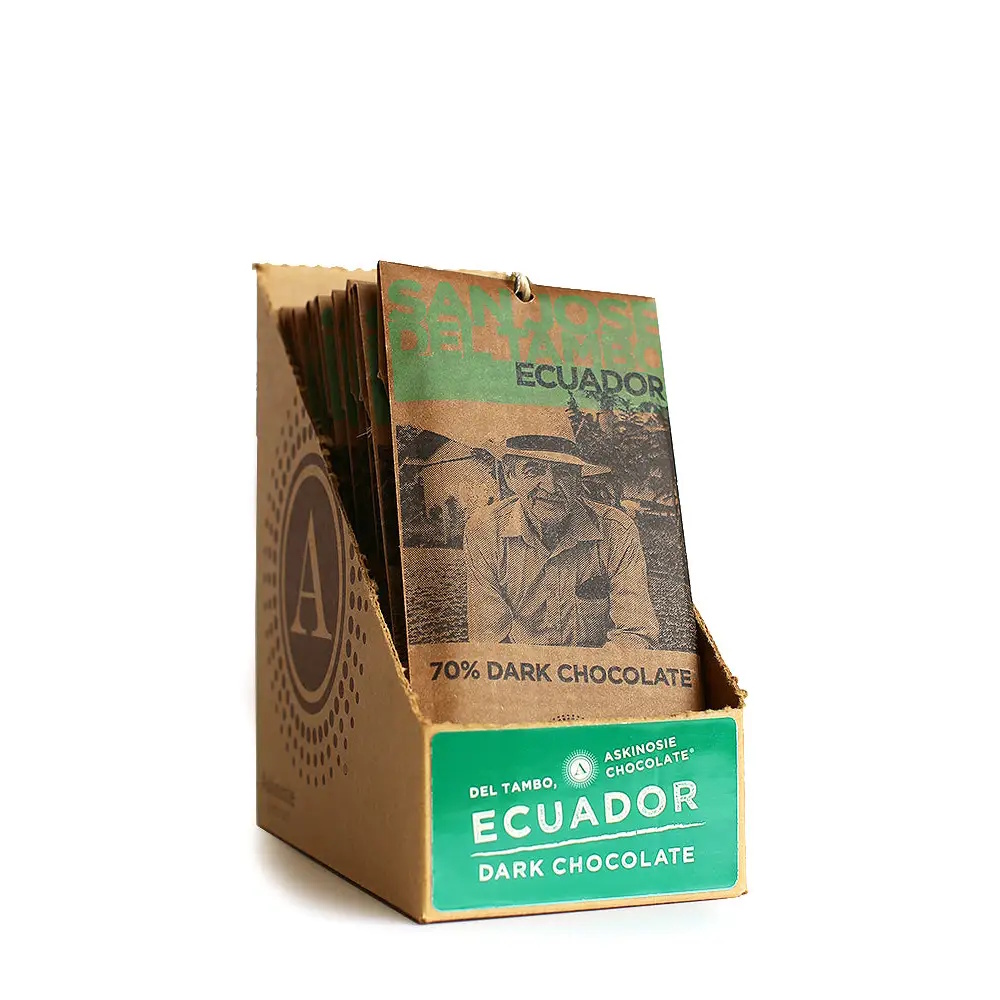 Askinosie San Jose Del Tambo Ecuador 70% Dark Chocolate Bar Case
