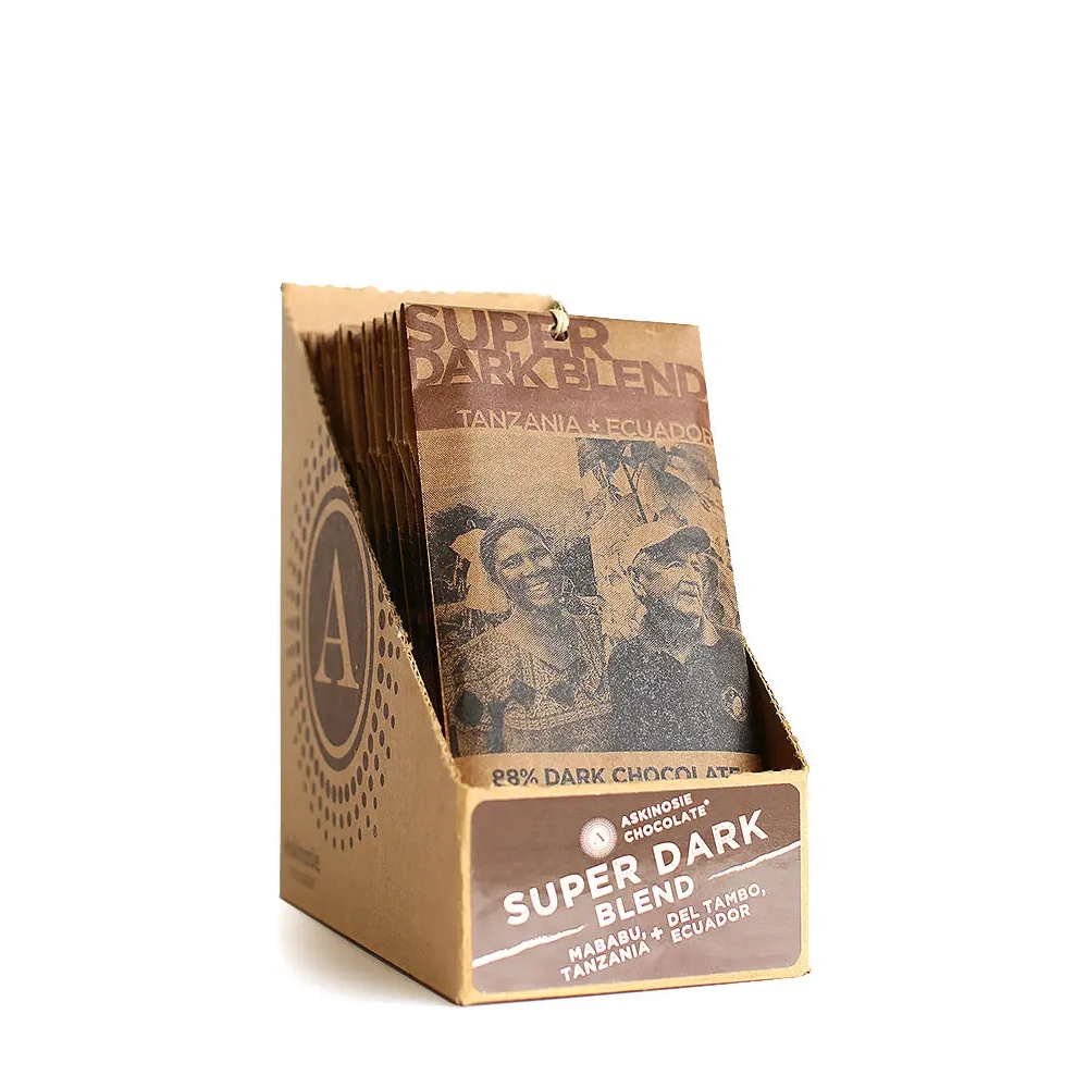 Askinosie Super Dark Blend 88% Dark Chocolate Bar Case