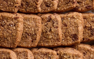 Guittard Akoma Pecan Shortbread Cookies