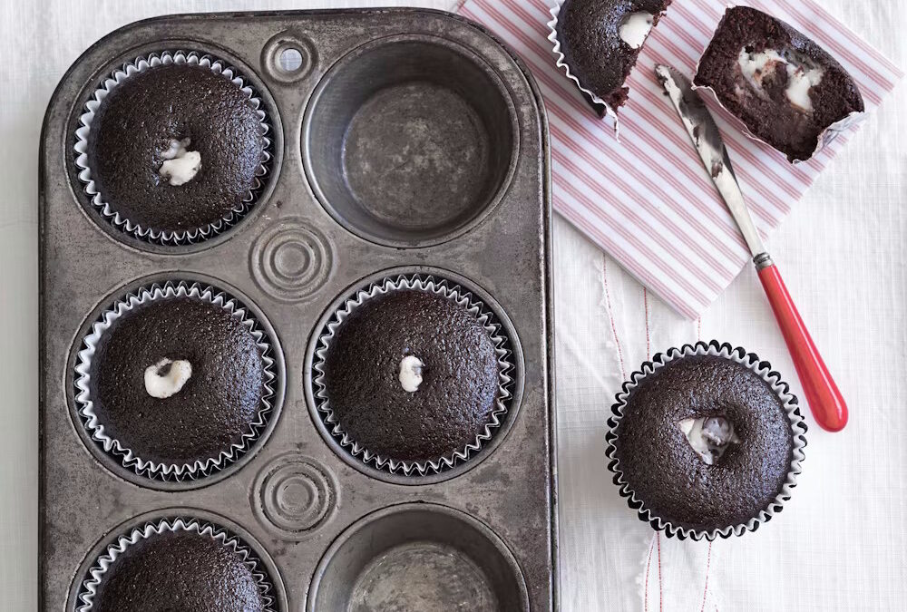 Guittard Black Bottom Cupcakes