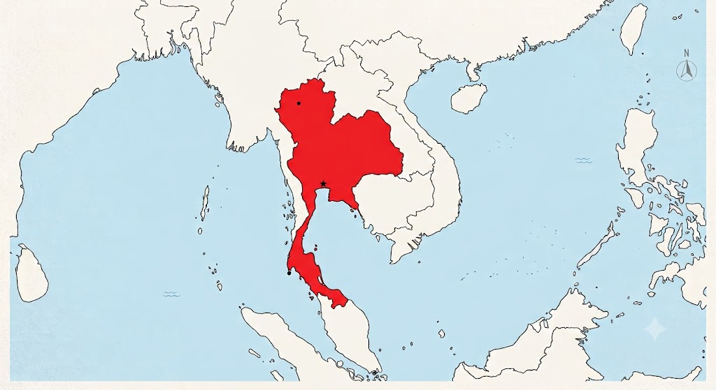 thailand vector Vietnam Map