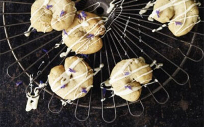 Willie’s Cocoa Almond, White Chocolate & Lavender Crescents