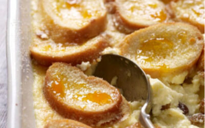 Willie’s Cocoa White Chocolate Bread Butter Pudding