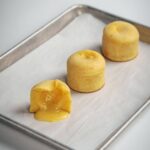 lemon and white chocolate lava cake