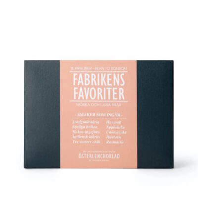 Svenska kakao Factory favorites box front