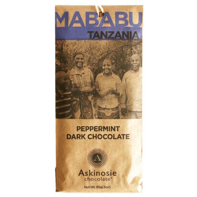Askinosie Tanzania 58% Dark Chocolate Bar with Peppermint