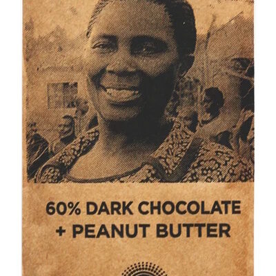 Askinosie Tanzania 60% Dark Chocolate Bar with Peanut Butter