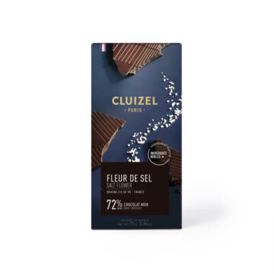 Cluizel 72% Dark Chocolate Bar with Fleur de Sel