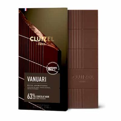 Cluizel Vanuari 63% Dark Chocolate Bar