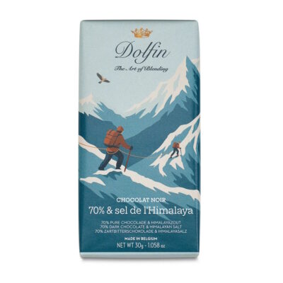 Dolfin 70% Dark Chocolate Bar with Himalayan Salt
