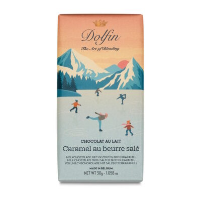 Dolfin 37% Milk Chocolate Bar with Salted Butter Caramel
